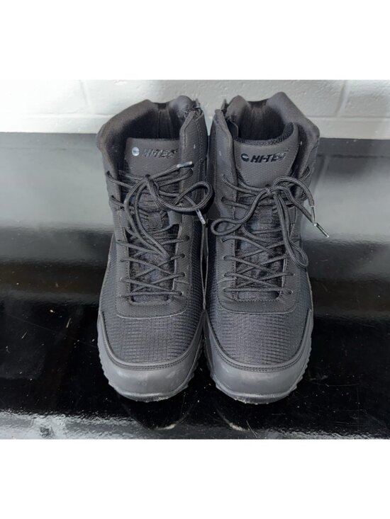 Hi-Tec Invader Mens Slip Resistant Tactical Work Boots Size 12 WIDE Black main image 6